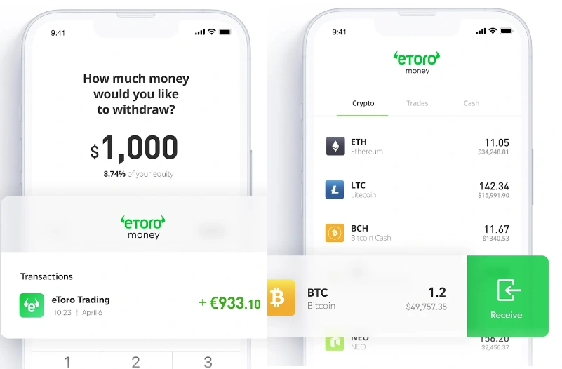 illustration application etoro money