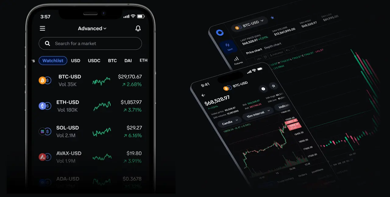 plateforme crypto coinbase