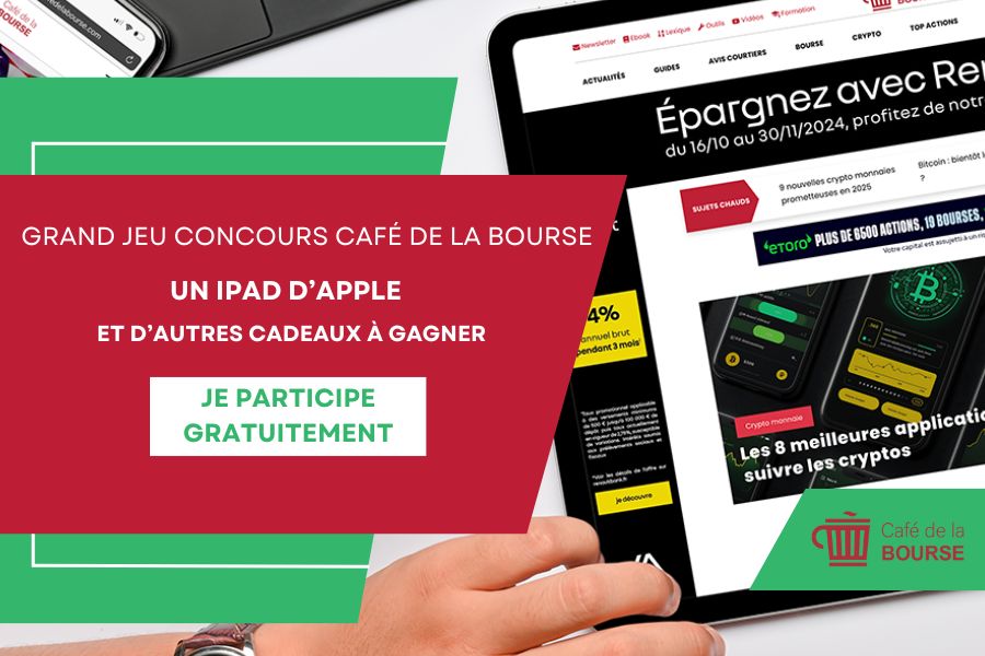 Jeu concours Café de la Bourse : un iPad d’Apple à gagner